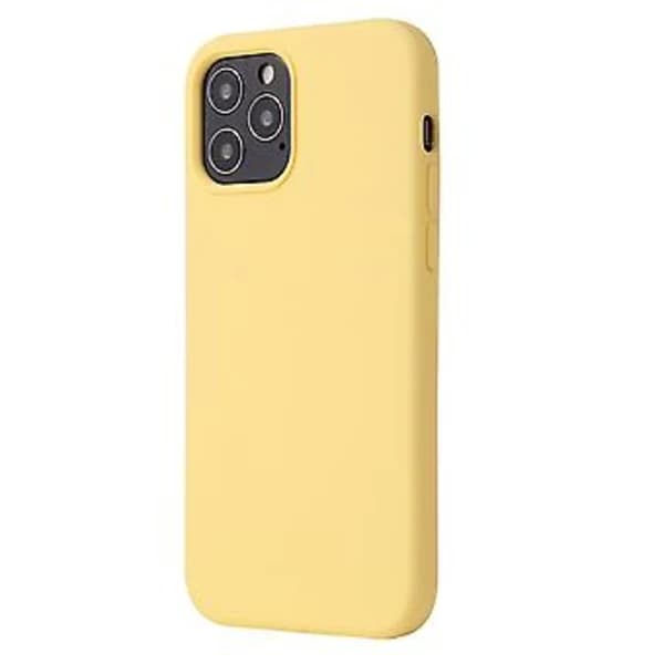 Flydende silikonecover til iPhone 13 Mini (Gul)[CO]
