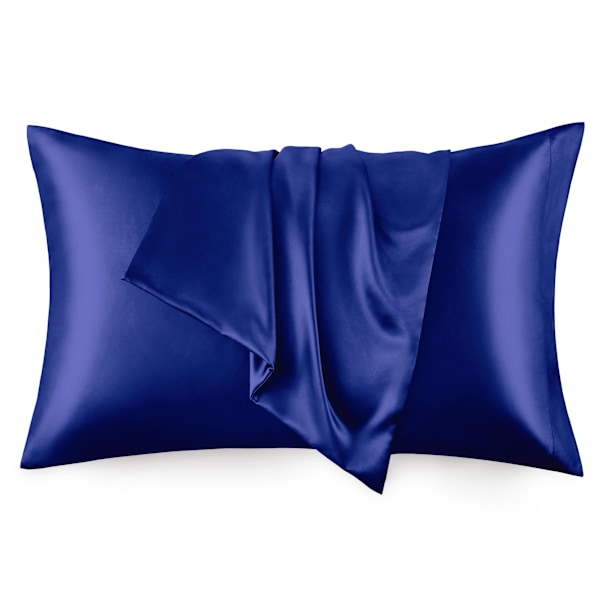 （dark blue）2 PCS Bedding Queen Pillow Cases -- Envelope Closure - Soft Brushed Microfiber Fabric - Shrinkage and Fade Resistant Pillow