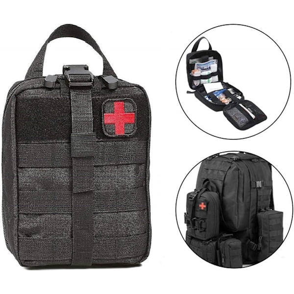 Survival Kits Ulkoilma Vesi Ensiapupakkaus Matkakangas Vyötärölaukku Retkeilyvuorikiipeilylaukku punainen