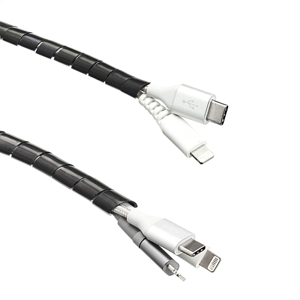 2st Cable Organizer (10mm svart 8 meter + 12mm svart 6 meter)