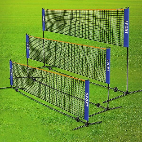 Bærbar sammenklappelig enkel 3m 4m 5m 6m tennisnet badmintonnet 3.1M