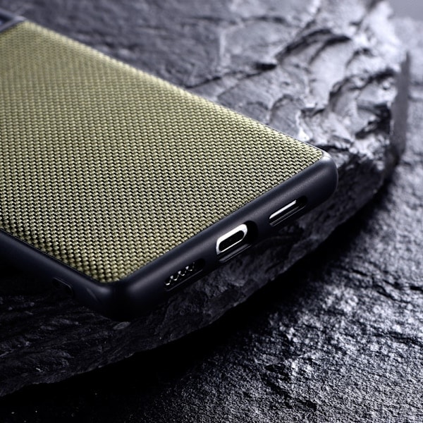 Samsung Galaxy S22 Plus Kuori Nylonpinnoitettu TPU Vihreä