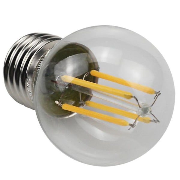 4 Watt G45 Klar Glödtråds LED-lampa, E27 Sockel (110v)