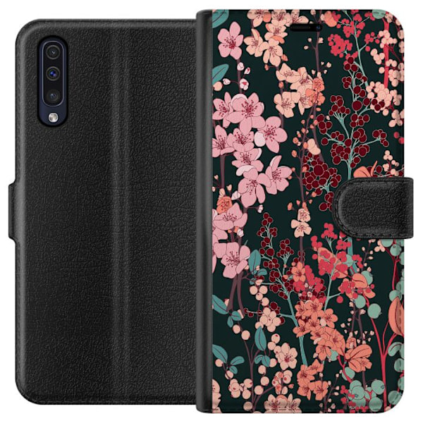 Samsung Galaxy A50 Lommeboketui Herbaceous Retro