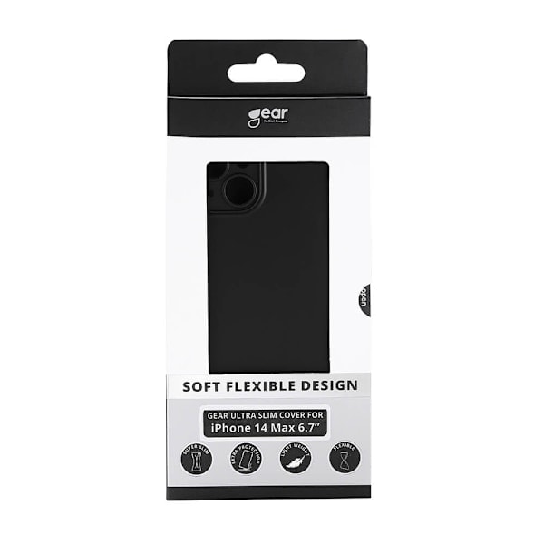 GEAR iPhone 14 Plus Deksel TPU Svart