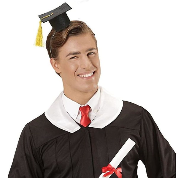 Mini studentmössa pannband student födelsedagsfest dekoration