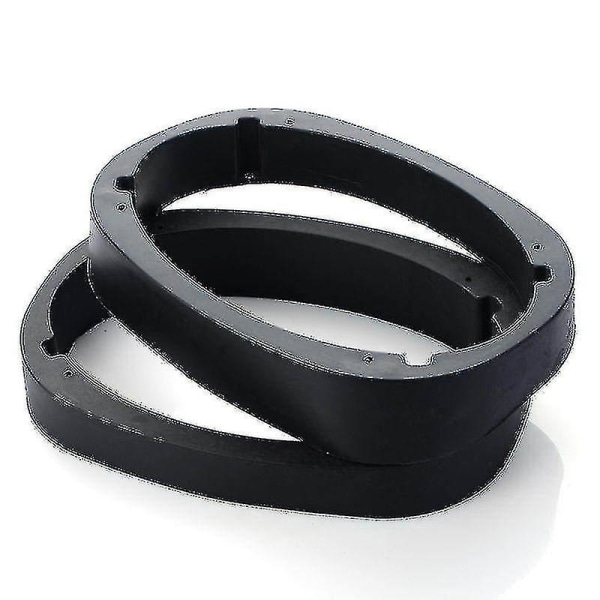 2 stk. Universal 6 x 9 tommer skråtstillede bilhøjttaler-afstandsstykker Adapter Refit Audio Mat H`