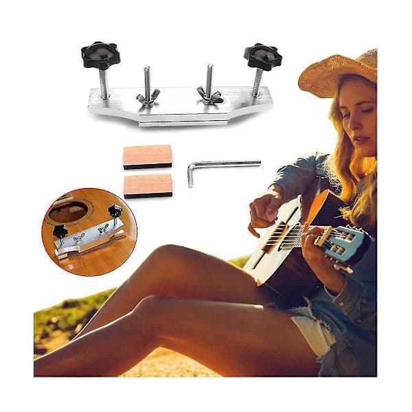 Metall Gitarrbro Legering Gitarrbro Limverktyg Akustisk Gitarrbro Limning[CO]