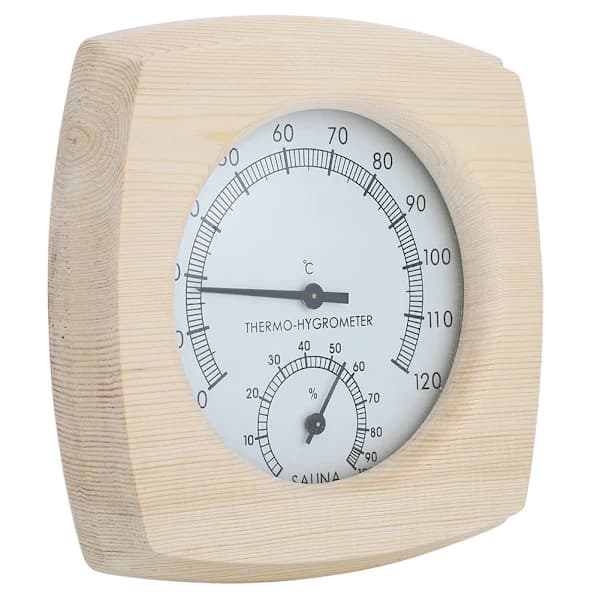 Tre ThermoHygrometer Termometer Hygrometer for Badstue Tilbehør[CO]