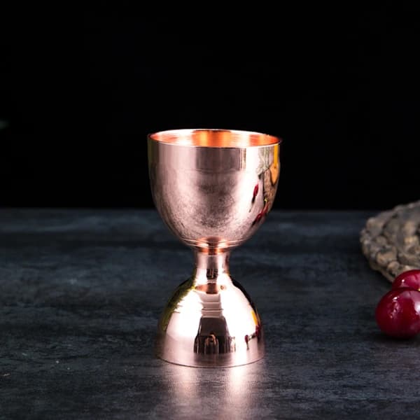 Rustfritt stål Dobbel Bar Jigger 30ml 60ml Rosegull Cocktail Måleverktøy[co]