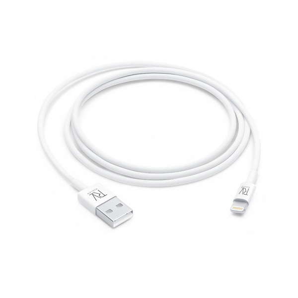 Rvelon USB-A to Lightning Cable 1m Vit white