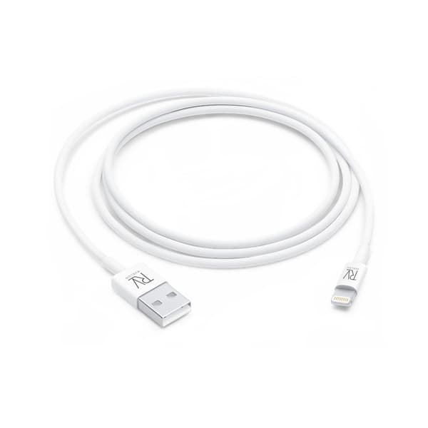 Rvelon USB-A–Lightning-kaapeli 1m Vit white