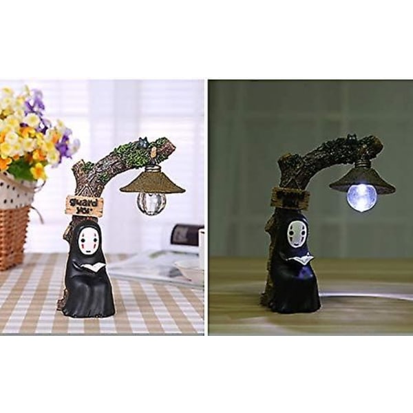 Spirited Away No Face Man Natlampe Børnegave Børnelegetøj Hjemmeindretning Kunsthåndværk Dekorativ