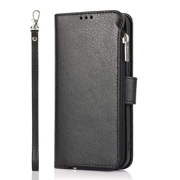 Stylish Practical Wallet Case - iPhone 12 Mini Röd