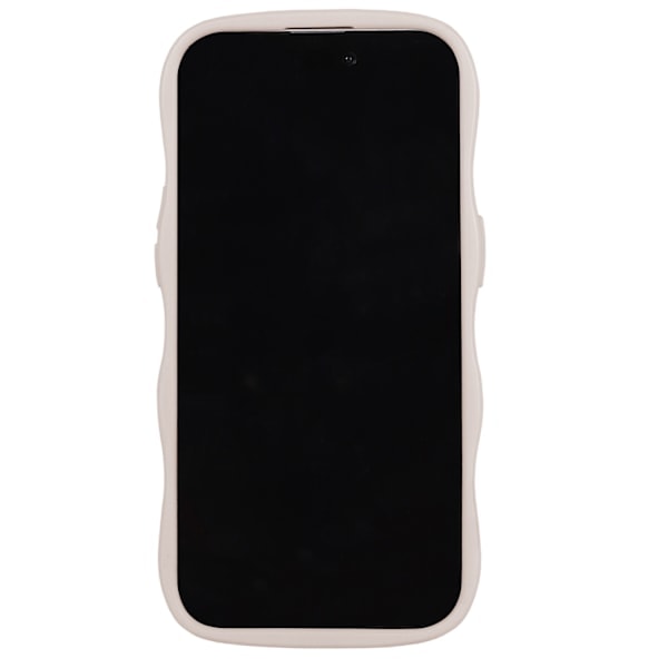 holdit iPhone 15 Plus / 14 Plus Cover Wavy Lyse Beige Transparent