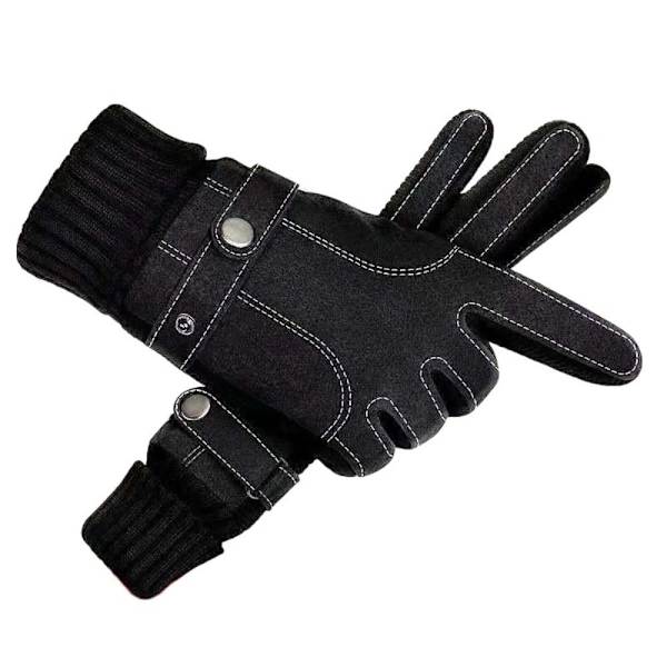 Vinter Herrehandsker Varme Casual Handsker SORT