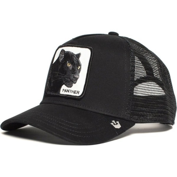 Net Dyrebroderi Kasket Snapback Hatte Kasket Sort Panter