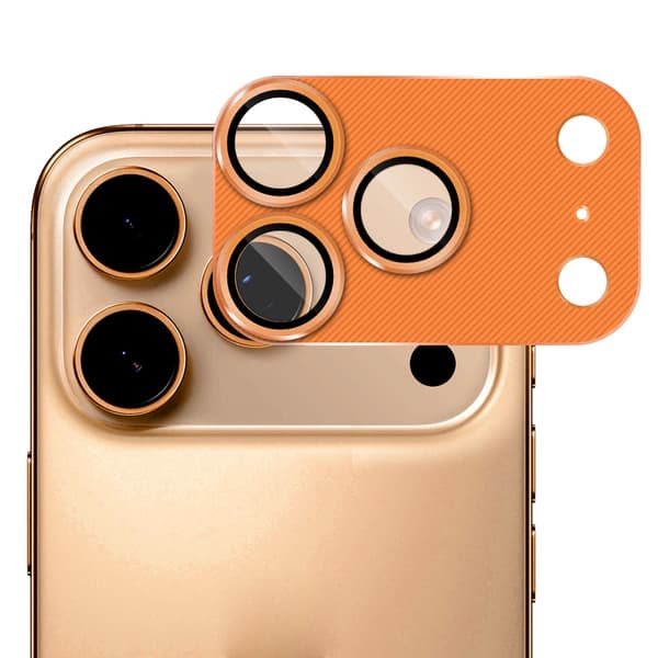 iPhone 17 Pro ENKAY HAT PRINCE Kamerabeskyttelse - Orange Orange orange