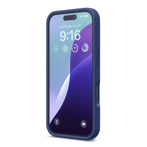 iPhone 16 Mobildeksel Silikon Rvelon - Blå Blå blue