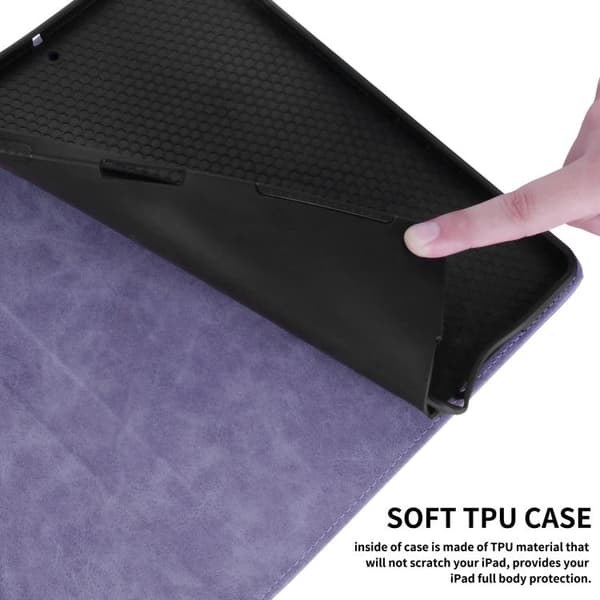 Samsung Galaxy Tab A9+ / A11+ Case in Rhombus Embossing Lila