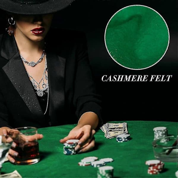 Poker Bridge Kortbordsduk Elastisk Duk For 36 Til 48 Tommers Bordsspilltilbehør[CO]