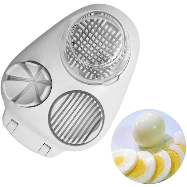 Eggdeler, 3-i-1, Rustfritt stål, Manuell eggdeler