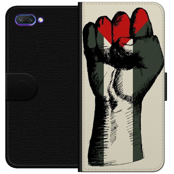 Honor 10 Plånboksfodral Handknutet i Palestinas färger –