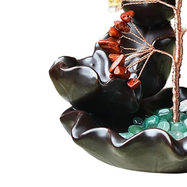 Måne Røgelse Kegleholder Røgelse Brænderholder Unik Røgelse Kegle Brænder, Desktop Keramik Ornament til Hjemmedekoration
