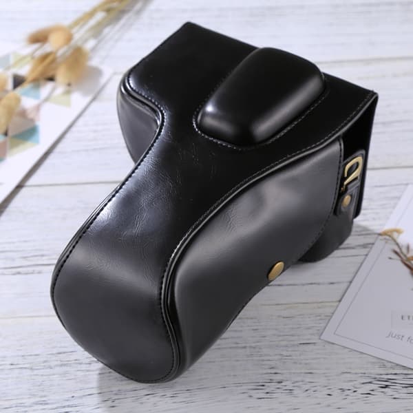 Full Body Camera PU Leather Case for Nikon D5300 / D5200 / D5100 Svart
