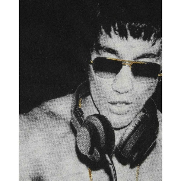 BNA78 Herr Gung Fu Scratch Bruce Lee Vest XXL Sort Black XXL