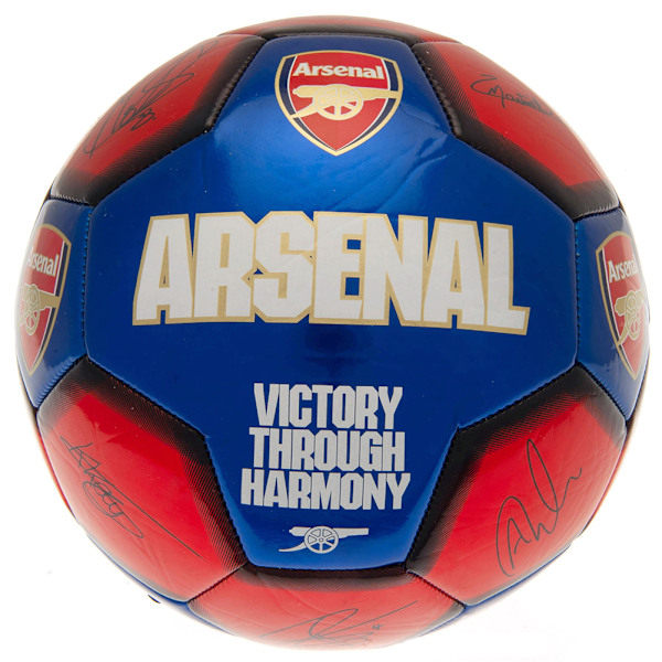 Arsenal FC Signature Jalkapallo 5 Punainen/Sininen Transparent iphone16