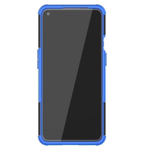 OnePlus 9 - Äärimmäinen iskunkestävä suojakuori jalustalla - Sininen Blue Blå