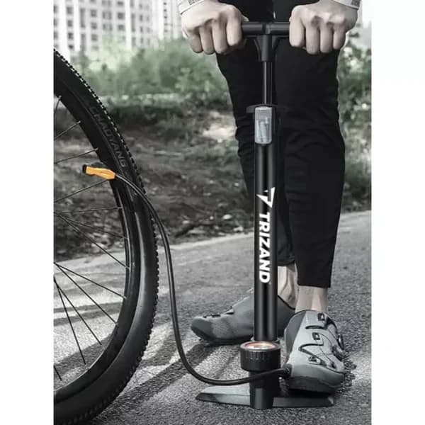 Cykelpump med manometer (230 psi) - Pump för cykel [CO]