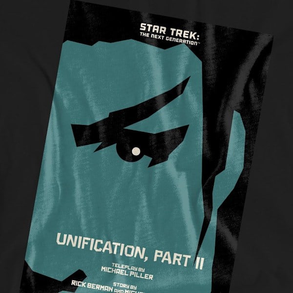 Star Trek Unisex Aikuinen The Next Generation Kausi 5 Jakso 8 T-paita Musta M