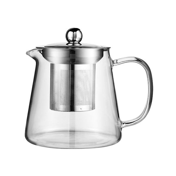 950 ml Borosilikatglas Tekande Varmebestandig Firkantet Glas Tekande Tesæt Filter Mælk Oolong Tekande