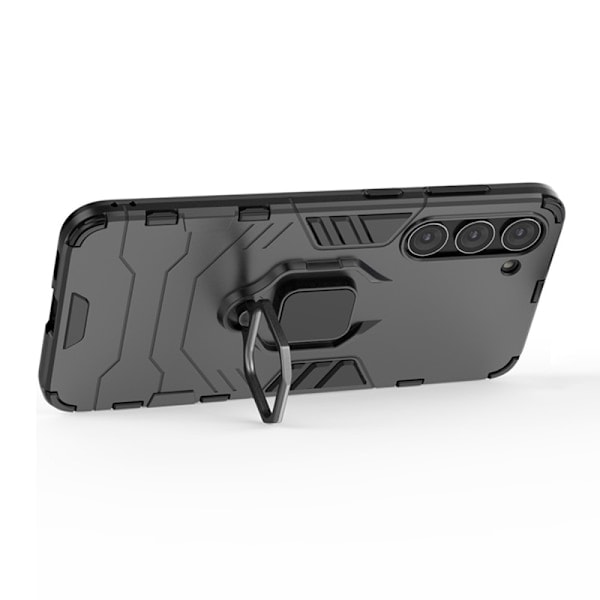 Samsung Galaxy S23 Plus Kuori Rengas Hybrid Musta