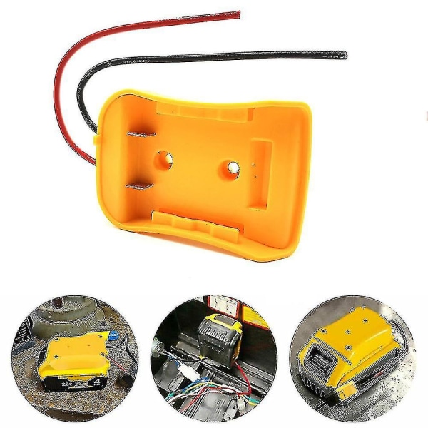 Battery Adapter Power Wheels Adapter For Dewalt Battery 18v Power Dock Holder Power Mount Connector Tkl