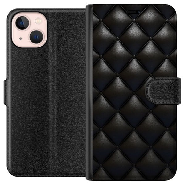 Apple iPhone 13 mini Plånboksfodral Läder Svart