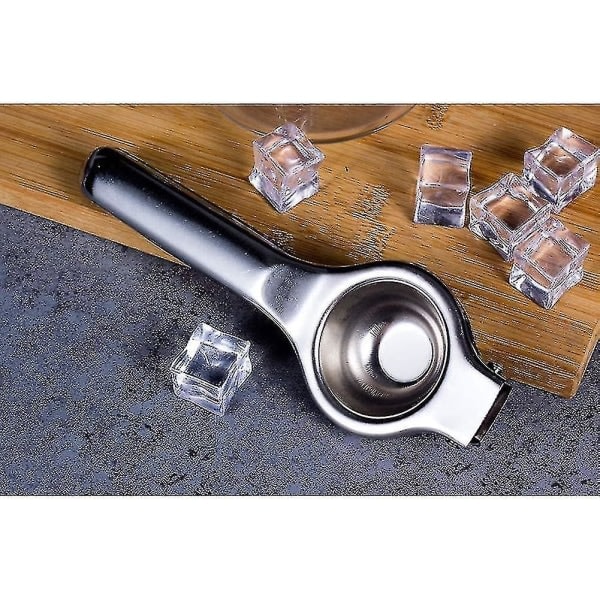 Stainless Steel Manual Juicer Citrus Lemon Squeezer, Fruit Juice Lime Press Metal, Professional Hand Juicer Kitchen Tool