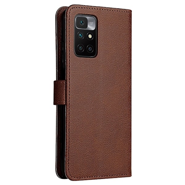 Xiaomi Redmi 10 Etui Solid Læder Brun