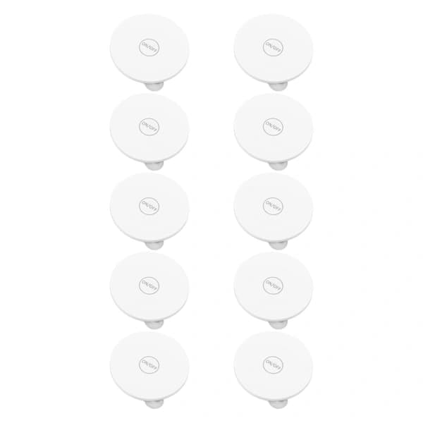 10kpl LED-pullonaluset LED-valonaluset Tarratarra Valot Pullolamput juomille Baarijuhlat Häät Valkoinen 6cm[CO]