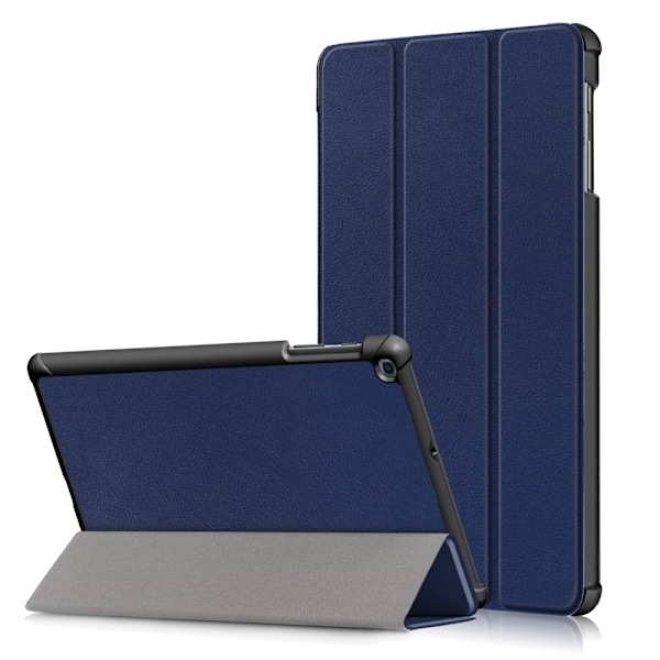 Samsung Galaxy Tab A 10.1 2019 - Tri-Fold Cover - Mørkeblå DarkBlue Mørkeblå