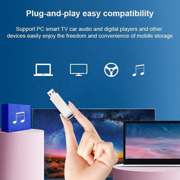 USB-minne USB3.0 2TB U-disk Mini minneskort USB-flashdrive Portabel U-disk