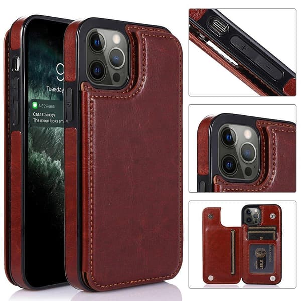 iPhone 12 Pro - Nkobee-deksel med kortholder Vit