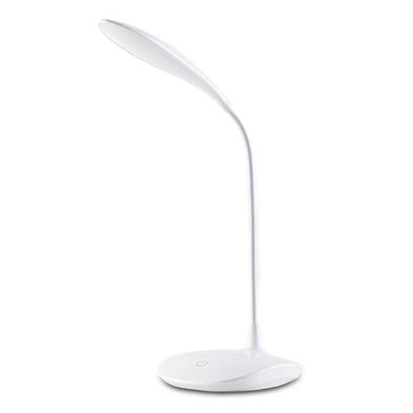Touch Control LED-bordslampa, höjdjusterbar i 3 nivåer, vit