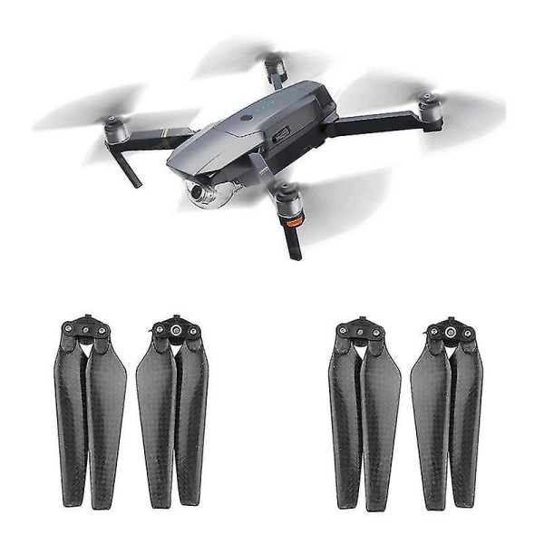 Mavic Pro 8330f Foldbare Fremad- og Bagudvendte Carbonfiber-propelblade Tilbehør