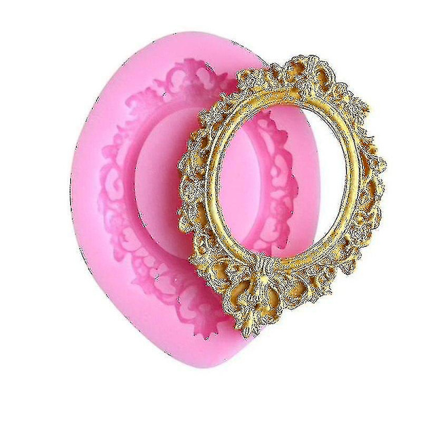 3D Craft Barock Scroll Relief Silikonform Kuchen Dekorieren Werkzeuge Fondant Schokolade Süßigkeiten