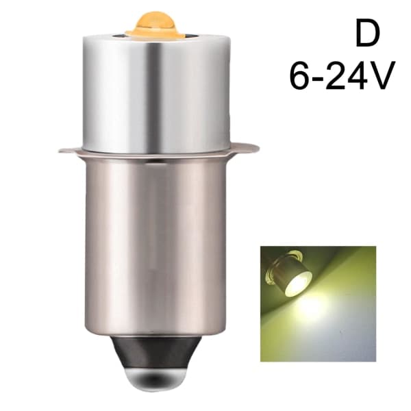 P13.5S DC6V-24V/3-12V LED Upgrade Bulbs White Maglite Flashlight-XF35