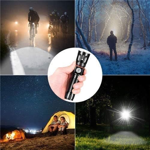 Ladattava taskulamppu, magneettinen taskulamppu 360° COB-valo, Sup