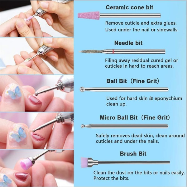 Manikyr nagelborr set